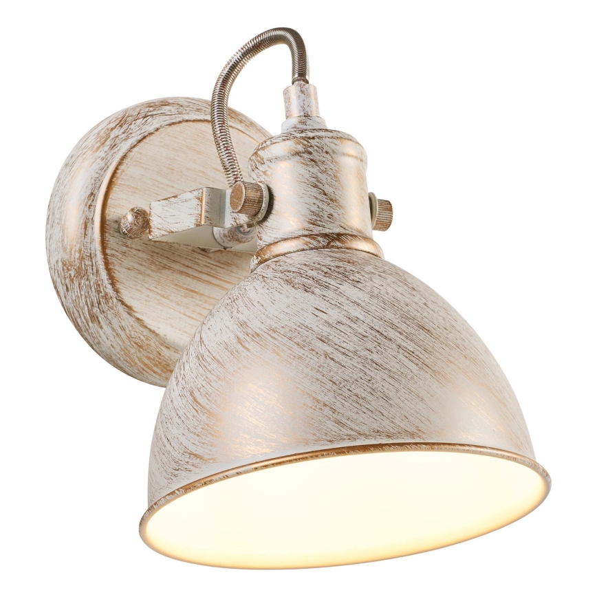 Brilagi - Sienas starmetis TECHNO 1xE27/60W/230V krēmkrāsa/patina