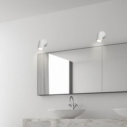 Brilagi - sienas virziena gaismeklis CRISPINA 1xGU10/10W/230V balts