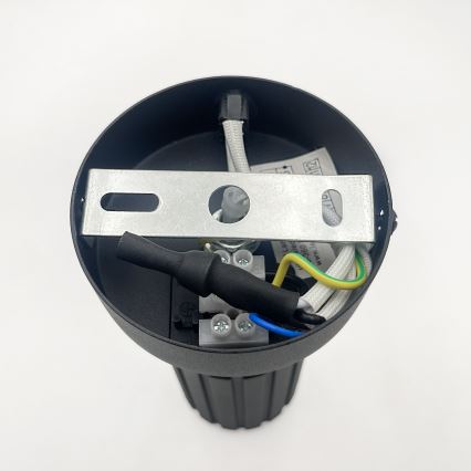 Brilagi - sienas virziena gaismeklis CRISPINA 1xGU10/10W/230V melns