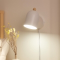 Brilagi - sienas virziena gaismeklis GALLION 1xE27/15W/230V balta