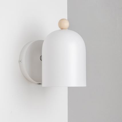 Brilagi - sienas virziena gaismeklis GALLION 1xE27/15W/230V balta