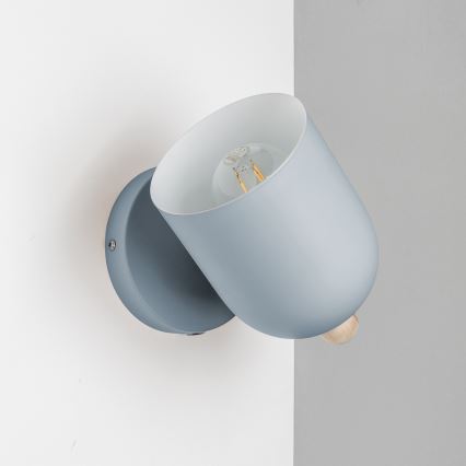 Brilagi - Sienas virziena gaismeklis GALLION 1xE27/15W/230V zils