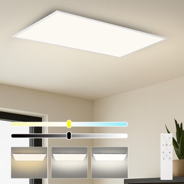 Brilagi - SLIMFRAME LED griestu gaismeklis ar regulējamu spilgtumu LED/80W/230V 120x60 cm 3000-6000K balts + tālvadības pults