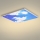 Brilagi - SLIMFRAME SKY LED griestu gaismeklis LED/58W/230V 60x60 cm sudraba/zils