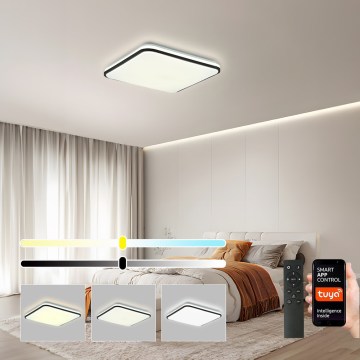 Brilagi - SMART LED griestu gaismeklis ar regulējamu spilgtumu LED/24W/230V 43x43 cm 3000-6000K Wi-Fi Tuya Beacon + tālvadības pults