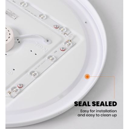 Brilagi - Regulējams LED griestu gaismeklis SMART LED/36W/230V Ø 48 cm 2700-6500K Wi‑Fi Tuya + ar tālvadības pulti