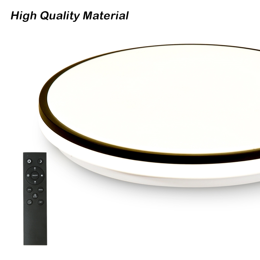 Brilagi - viedais regulējams LED griestu gaismeklis LED/24W/230V Ø 38 cm 3000-6000K Wi-Fi Tuya Beacon + tālvadības pults