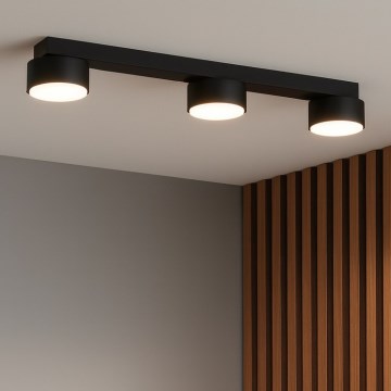 Brilagi - spot gaismeklis 3xGX53/12W/230V melns