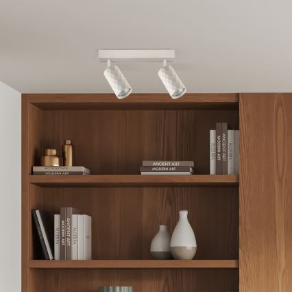 Brilagi - Spot gaismeklis SELE DIAMANT 2xGU10/30W/230V balts