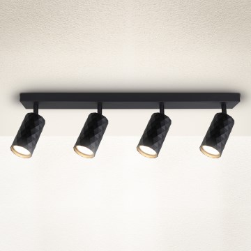 Brilagi - Spot gaismeklis SELE DIAMANT 4xGU10/30W/230V melns