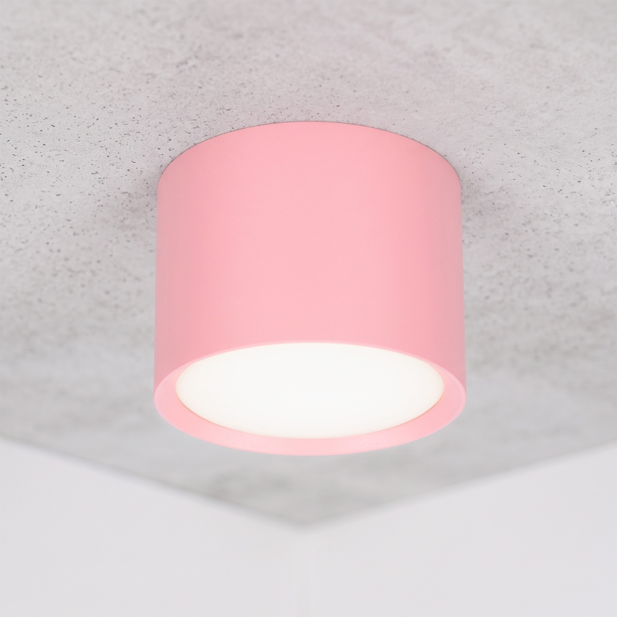 BRILAGI - Spot gaismeklis SMOOTH 1xGX53/15W/230V 60x82 mm rozā