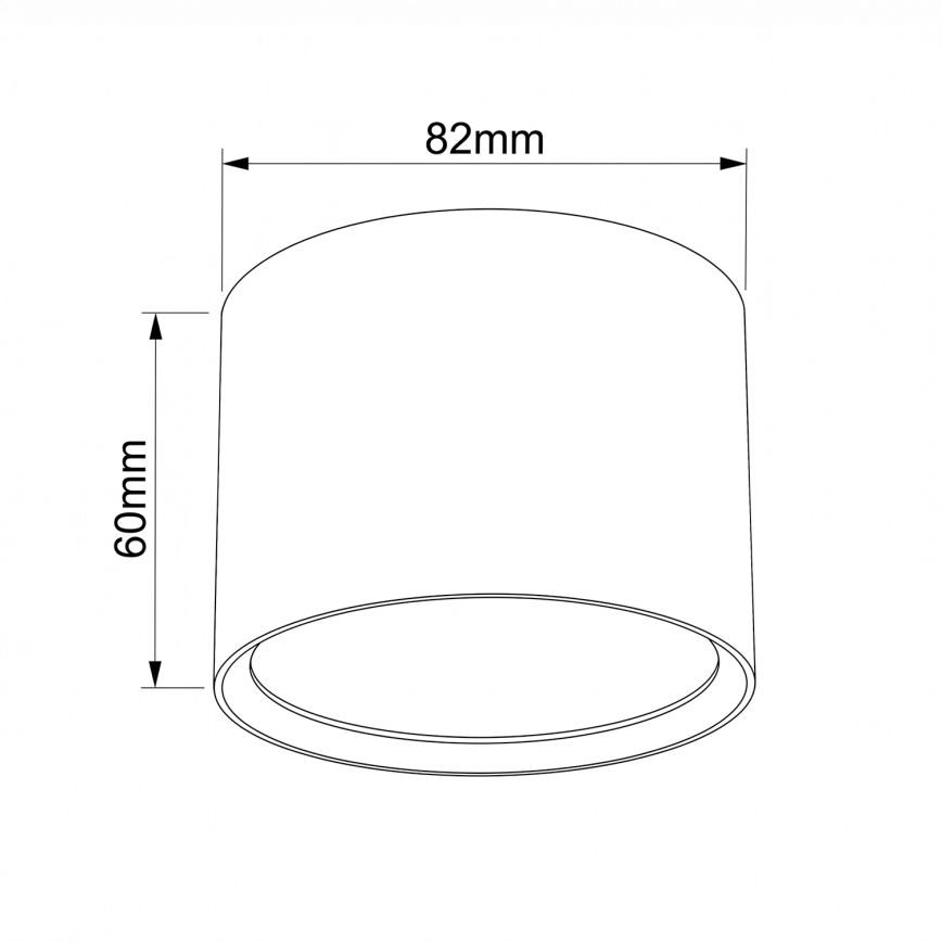 BRILAGI - Spot gaismeklis SMOOTH 1xGX53/15W/230V 60x82 mm rozā
