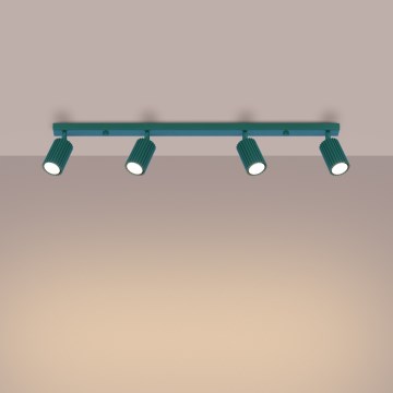 Brilagi - spota gaismeklis CRESTO 4xGU10/10W/230V tirkīzs