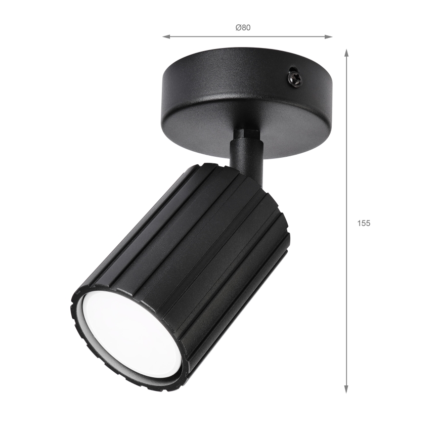 Brilagi - Spotgaismeklis CRISPINA 1xGU10/10W/230V melns