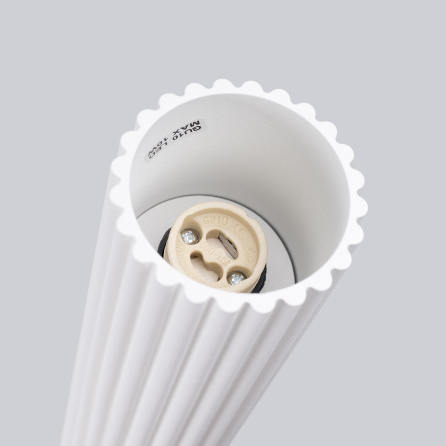 Brilagi - Starmetis CRESTO 1xGU10/10W/230V 10 cm balta