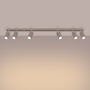 Brilagi - Starmetis CRESTO 6xGU10/10W/230V taupe
