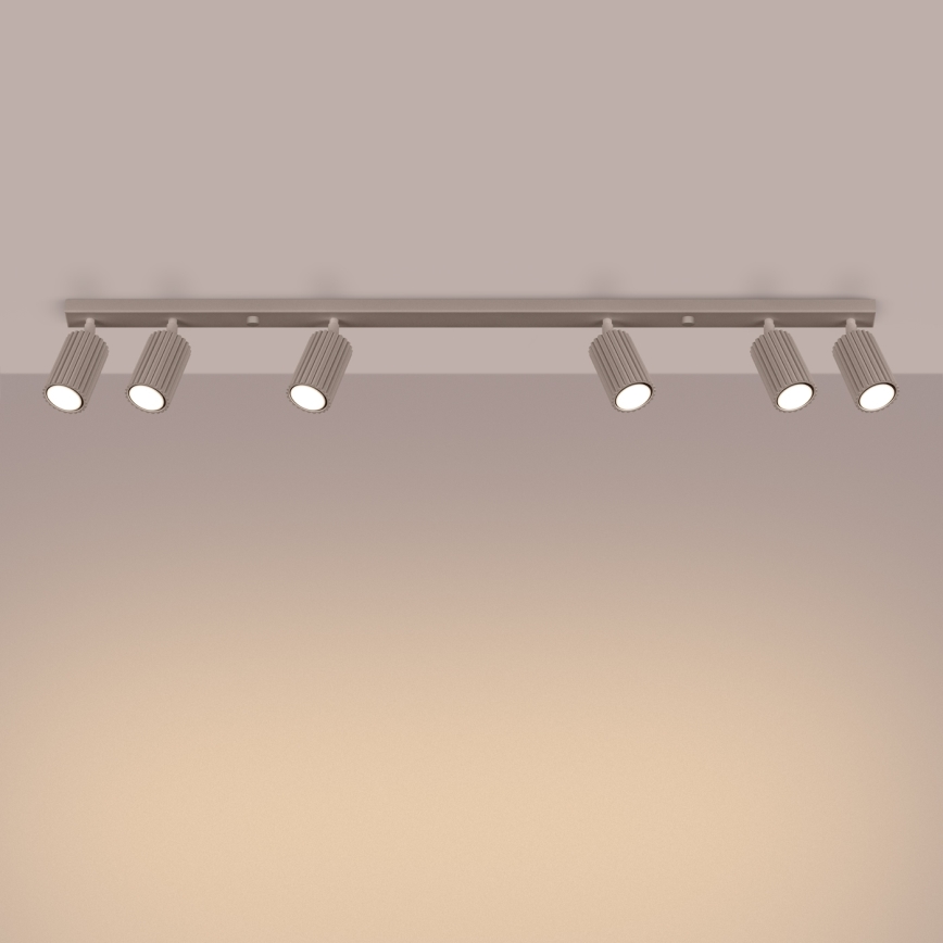 Brilagi - Starmetis CRESTO 6xGU10/10W/230V taupe