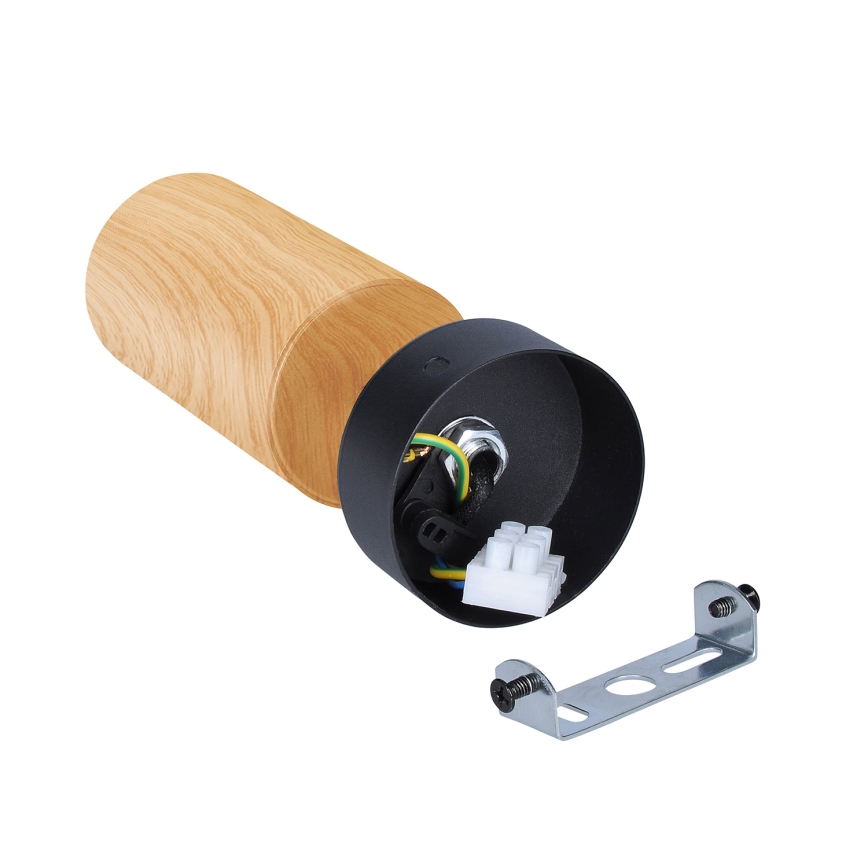 Brilagi - Starmetis SELE 1xGU10/30W/230V melna/ozolkoka dekors