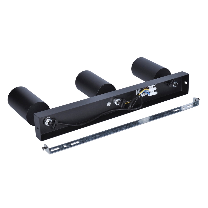 Brilagi - Starmetis SELE 3xGU10/30W/230V melna/zelta