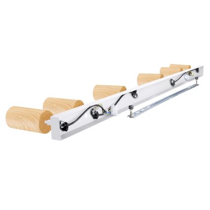 Brilagi - Starmetis SELE 6xGU10/30W/230V balta/ozolkoka dekors