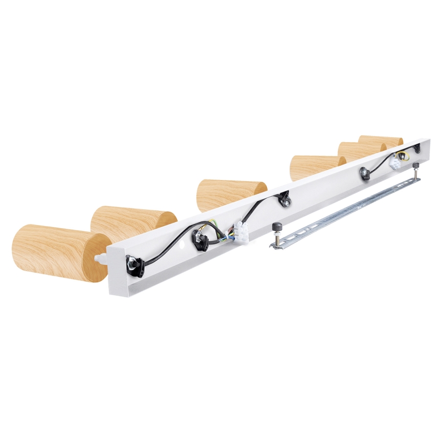 Brilagi - Starmetis SELE 6xGU10/30W/230V balta/ozolkoka dekors
