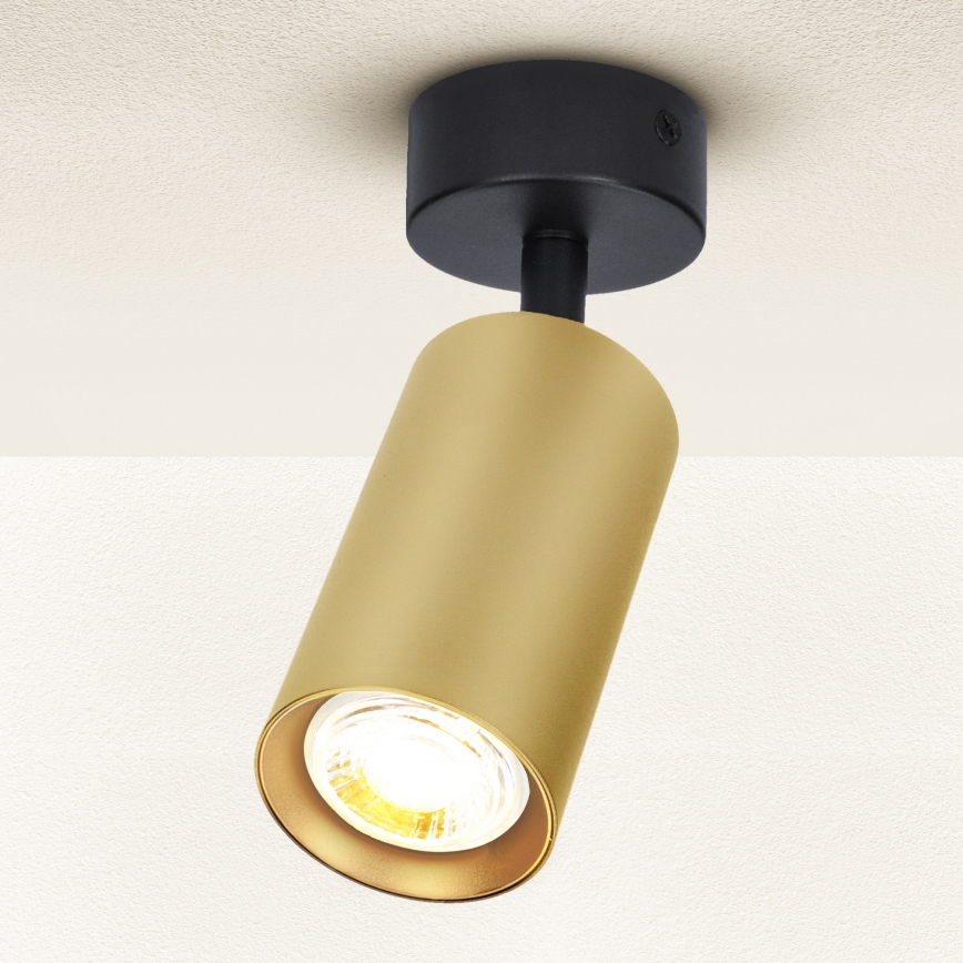 Brilagi - Starmetis SELE GOLDEN 1xGU10/30W/230V melna/zelta