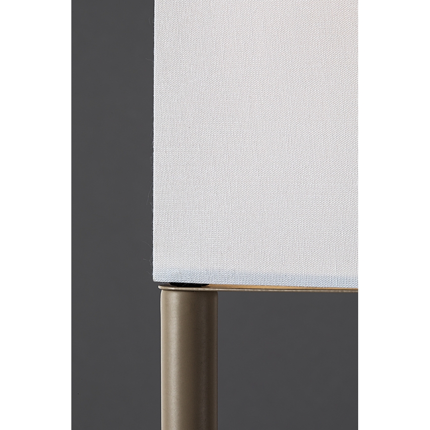 Brilagi - Stāvlampa ar plauktiem GRADUS 1xE27/40W/230V 150 cm pelēka/bēša