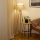 Brilagi - Stāvlampa CEDAR LUNETA 1xE27/15W/230V rotangpalma/brūna/krēmkrāsa