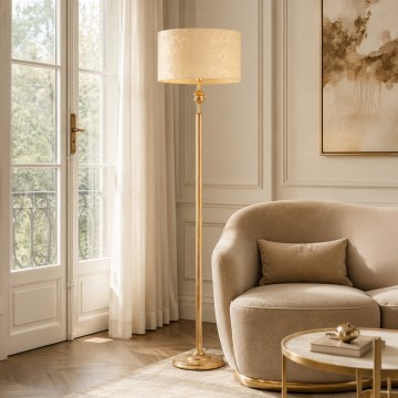 BRILAGI - Stāvlampa SAPHIRE 1xE27/15W/230V krēmkrāsas/zelta/patina
