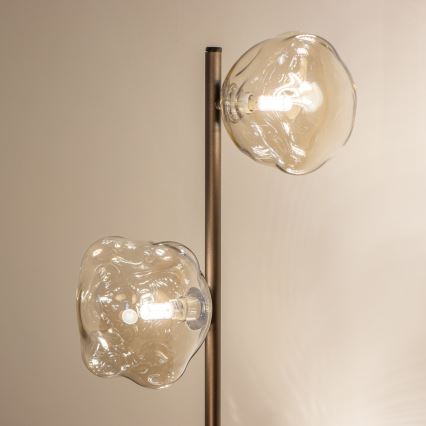 BRILAGI - Stāvlampa VULCANO 3xG9/8W/230V bronza/dūmakaini bēša