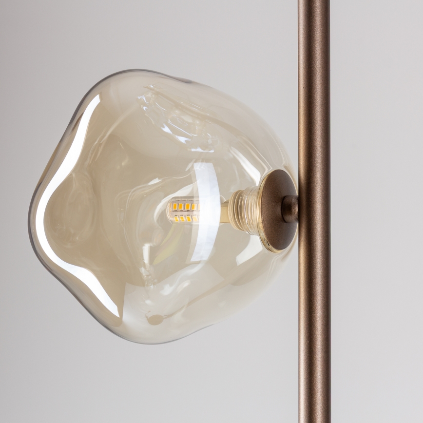 BRILAGI - Stāvlampa VULCANO 3xG9/8W/230V bronza/dūmakaini bēša