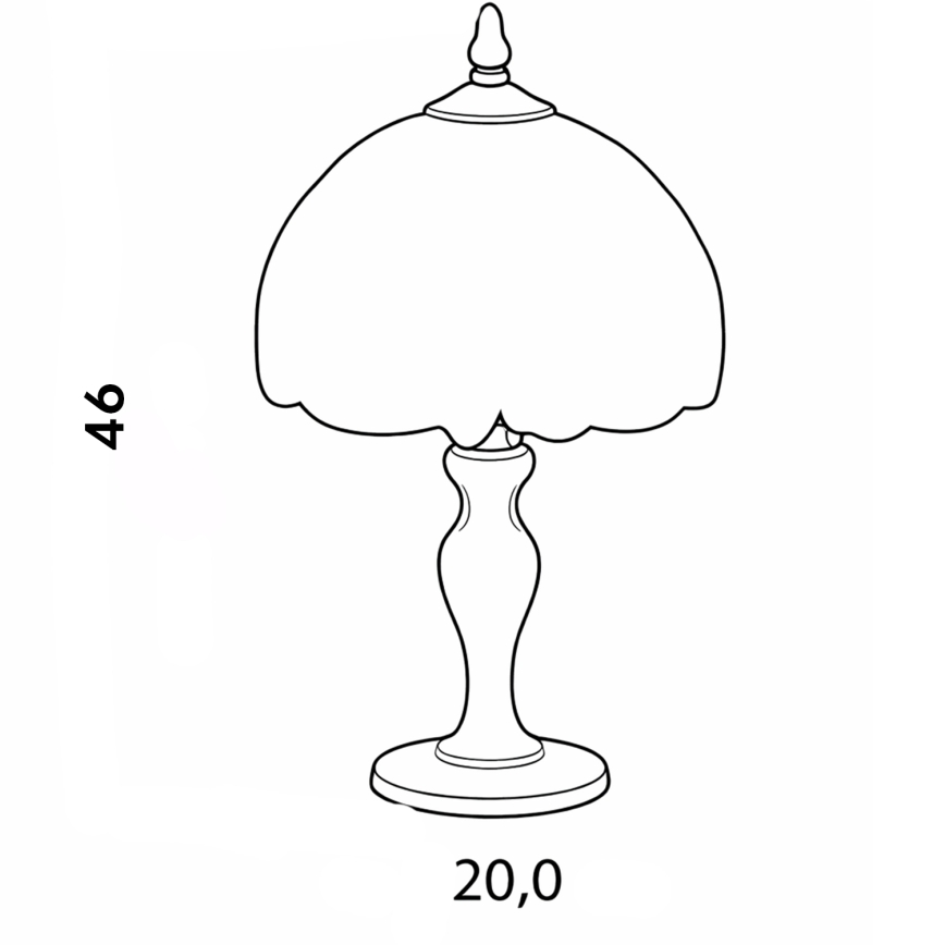 Brilagi - Tiffany stila galda lampa SAULESPUKE 1xE27/60W/230V