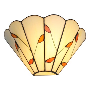 Brilagi - Tiffany stila stikla sienas gaismeklis FOLIA 1xE14/40W/230V