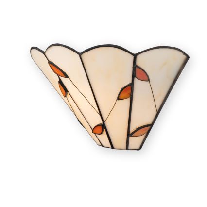 Brilagi - Tiffany stila stikla sienas gaismeklis FOLIA 1xE14/40W/230V