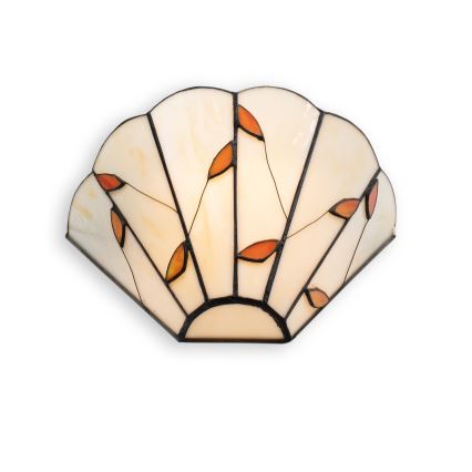 Brilagi - Tiffany stila stikla sienas gaismeklis FOLIA 1xE14/40W/230V