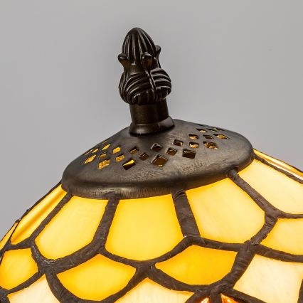 Brilagi - Tiffany stila vitrāžas galda lampa MARGARET 1xE14/40W/230V