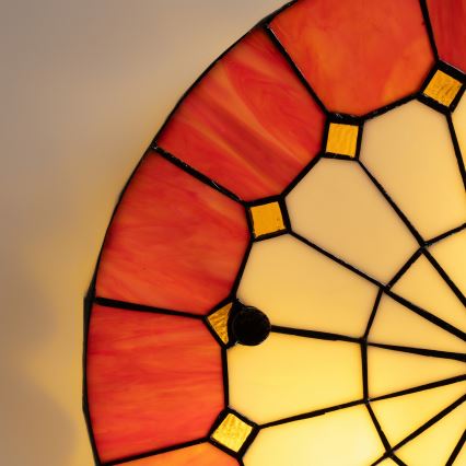 Brilagi - Tiffany stila vitrāžas griestu lampa SIENNA 3xE27/60W/230V Ø 40 cm
