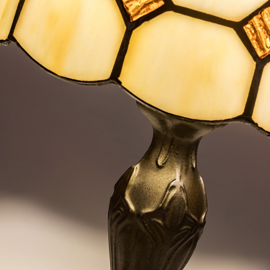 Brilagi - Tiffany stila vitražēta galda lampa DORAN 1xE14/40W/230V
