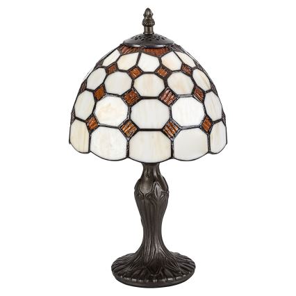 Brilagi - Tiffany stila vitražēta galda lampa DORAN 1xE14/40W/230V