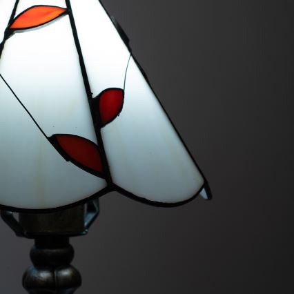 Brilagi - Tiffany vitrāžas galda lampa FOLIA 1xE27/60W/230V