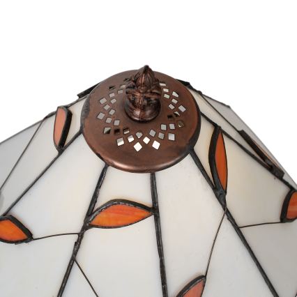 Brilagi - Tiffany vitrāžas galda lampa FOLIA 1xE27/60W/230V