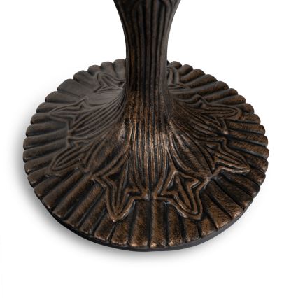 Brilagi - Tiffany vitrāžas galda lampa FOLIA 1xE27/60W/230V