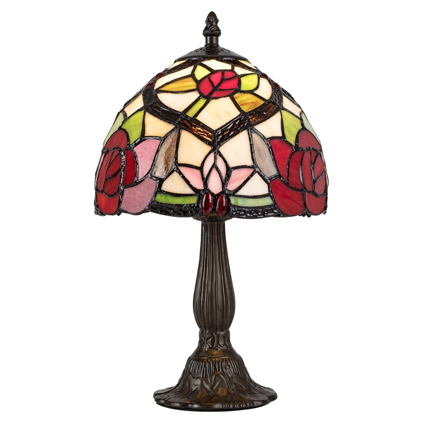 Brilagi - Tiffany vitrāžas galda lampa GARLAN 1xE14/40W/230V