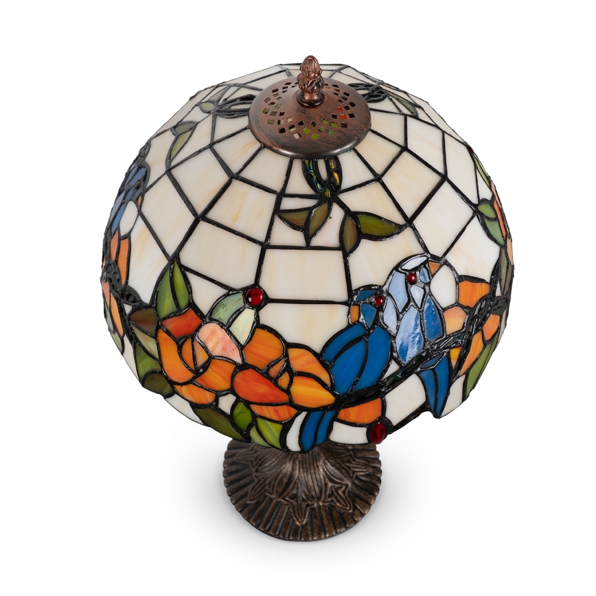 Brilagi - Tiffany vitrāžas galda lampa JUNGLE 1xE27/60W/230V