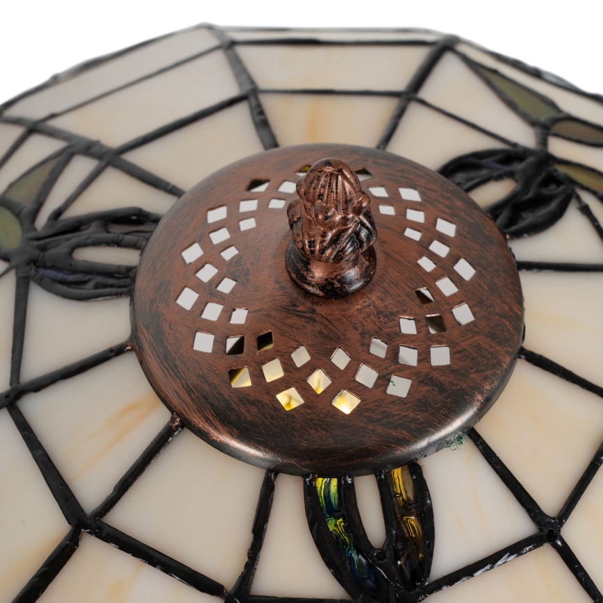 Brilagi - Tiffany vitrāžas galda lampa JUNGLE 1xE27/60W/230V