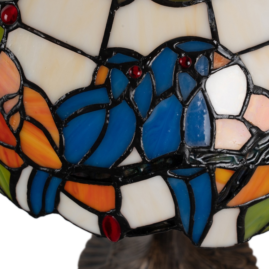 Brilagi - Tiffany vitrāžas galda lampa JUNGLE 1xE27/60W/230V