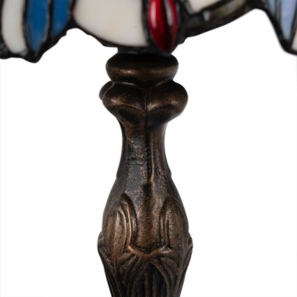 Brilagi - Tiffany vitrāžas galda lampa JUNGLE 1xE27/60W/230V
