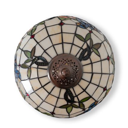 Brilagi - Tiffany vitrāžas galda lampa JUNGLE 2xE27/60W/230V