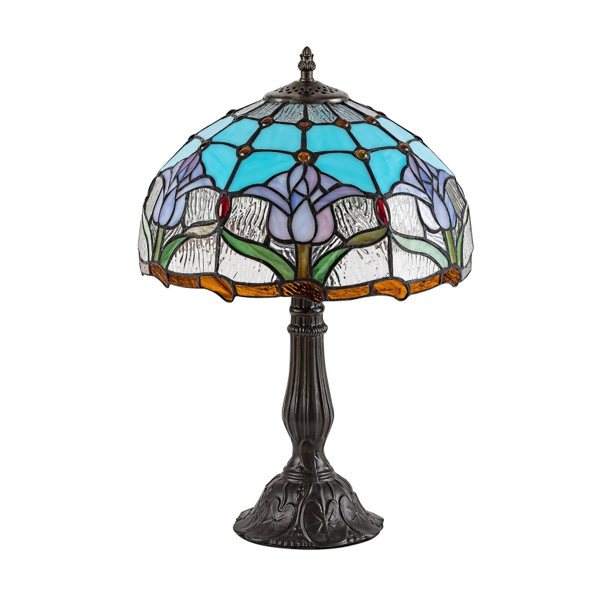 Brilagi - Tiffany vitrāžas galda lampa LORAS 1xE27/40W/230V