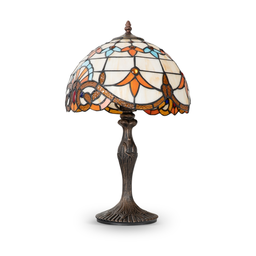 Brilagi - Tiffany vitrāžas galda lampa MIRABELLA 1xE27/60W/230V